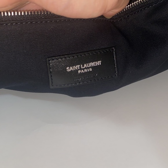 Saint Laurent Teddy Checkerboard Canvas Backpack - Picture 5 of 6